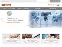 Tablet Screenshot of comex.bancogalicia.com